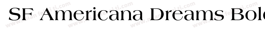  SF Americana Dreams Bold字体转换